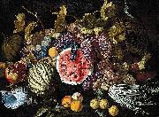 RUOPPOLO, Giovanni Battista, Bodegon con frutas de Giovanni Battista Ruoppolo